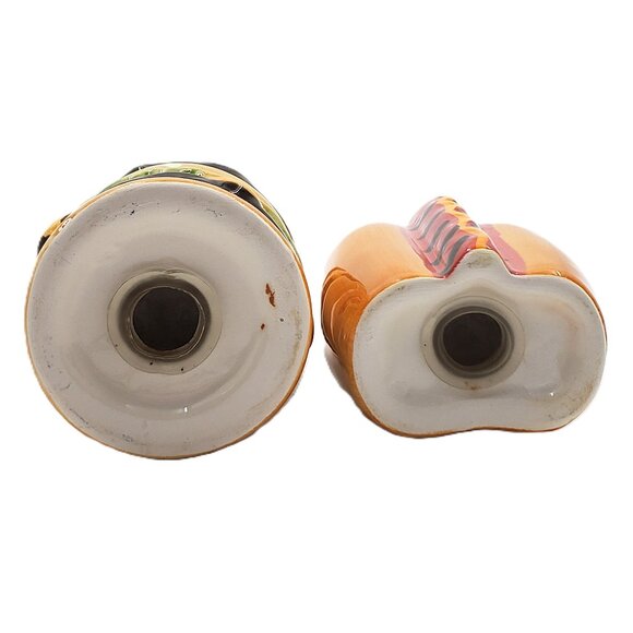 Vintage Ceramic “Hamburger & Hotdog” Salt & Pepper Shakers – NEW - Picture 3 of 3